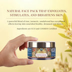 Exfoliation, Brightening, Glowing, De-tanning 4-IN-1 Face Pack
