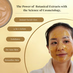 Exfoliation, Brightening, Glowing, De-tanning 4-IN-1 Face Pack