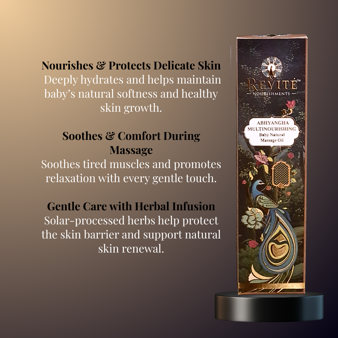 Abhyangha Natural Massage Oil | Multi-Nourishing | Gentle Care | 200 ml