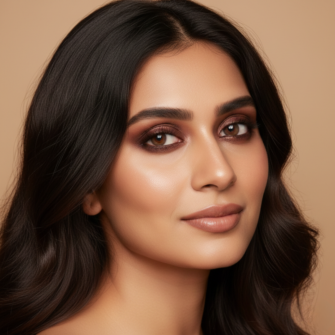 Brown Glitter Shimmer