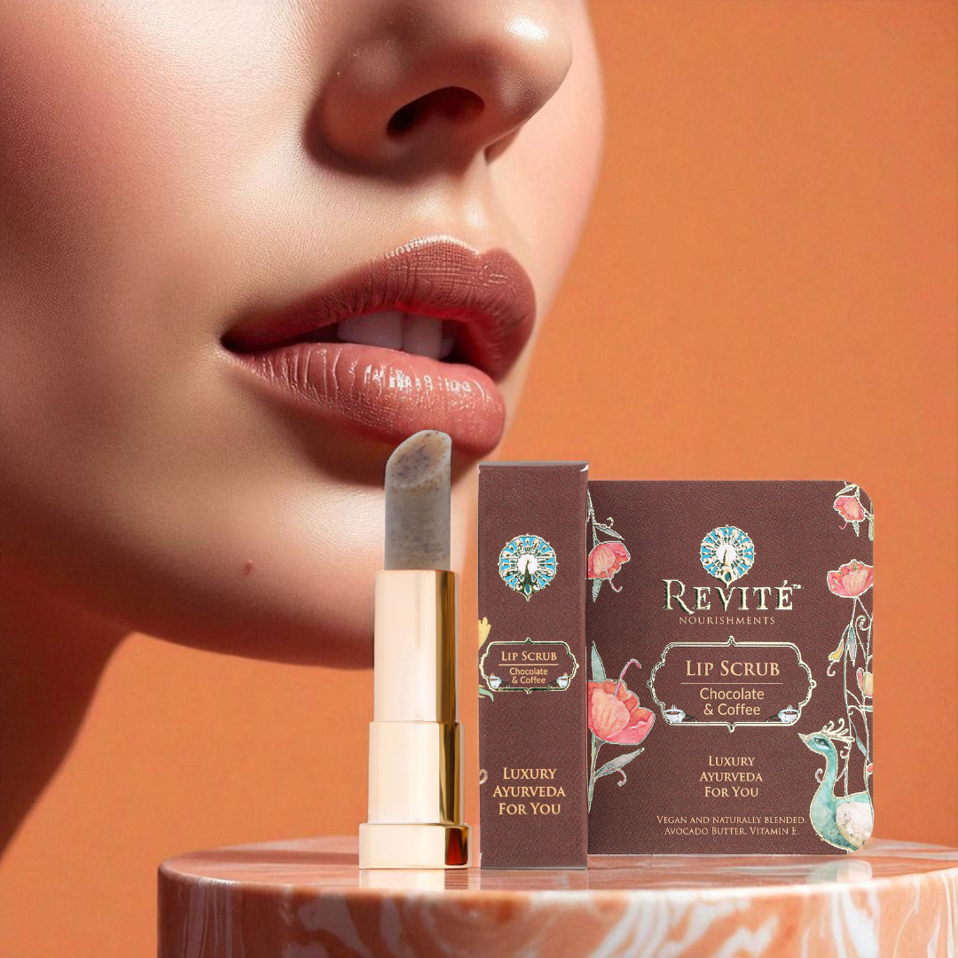 Chocolate and Coffee Lip Scrub | Natural Butters & Cocoa Fruit Extracts