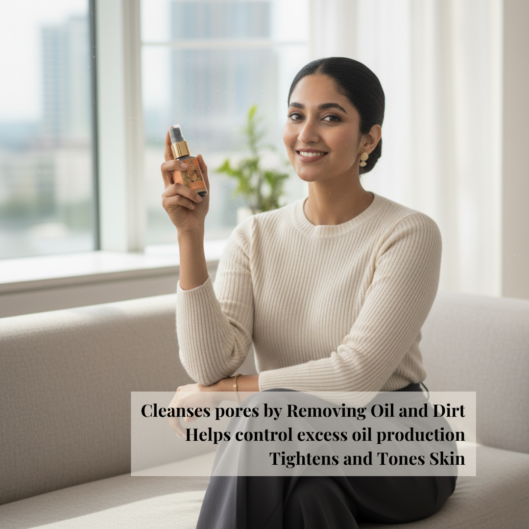 Oudh Face Perfume | Organic and Natural Glycerine & Vit C | 30ml