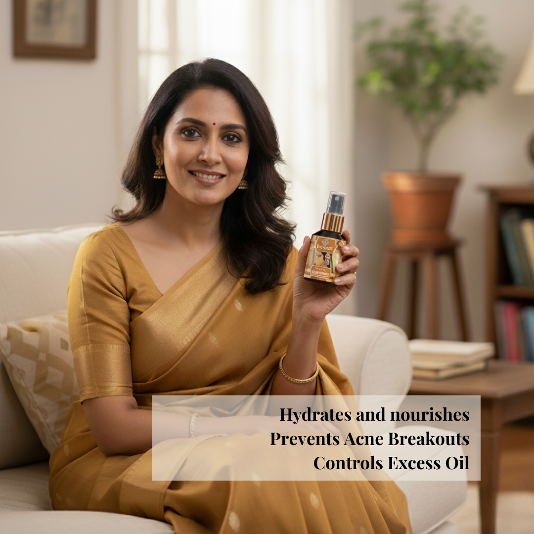 Sandalwood Face Perfume | Sandalwood Extract, Vegan Vit E & Natural Vit C | 30ml