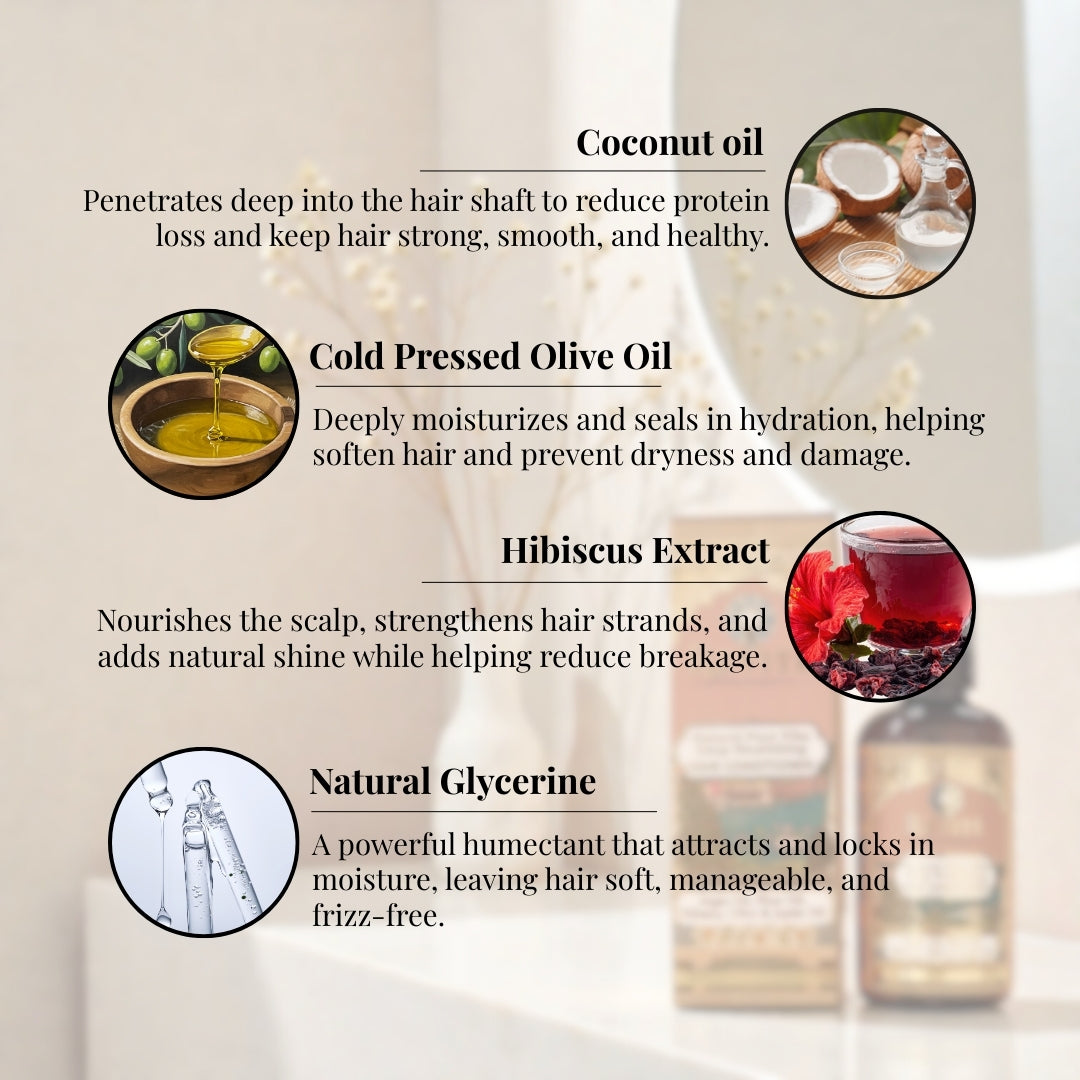 Hair Conditioner| Deep Nourishing Conditioning | Natural Argan & Hibiscus Oils | 100 ml