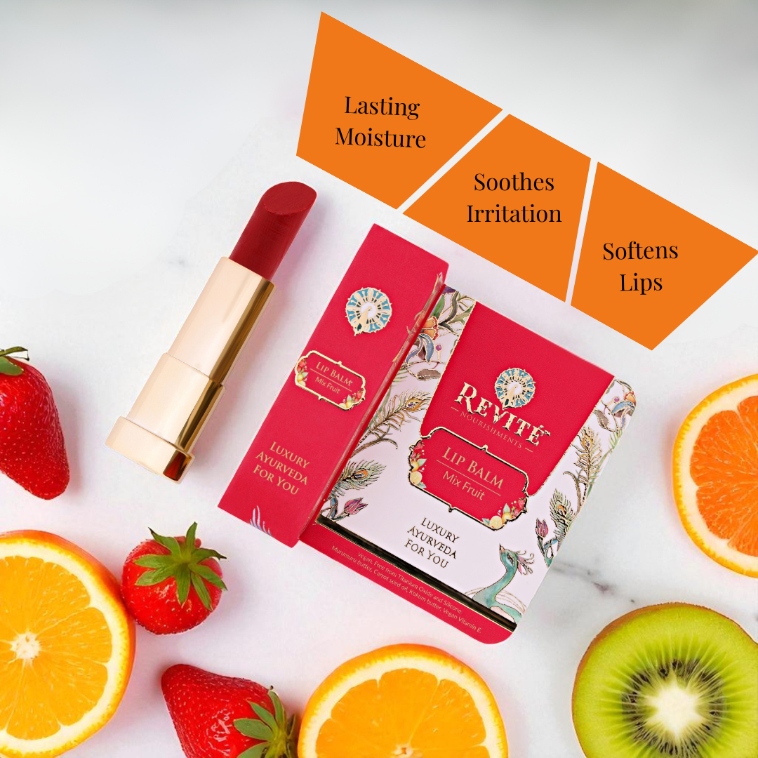 Mix Fruit Lip Balm | Natural Butters & Carrot Seed Oil