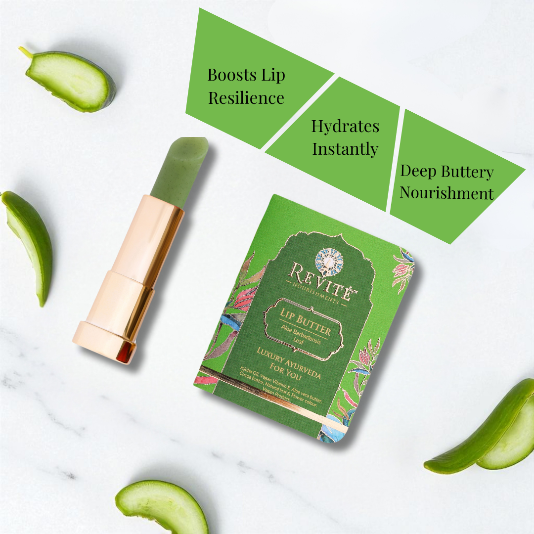 Alobarbadensis Leaf Lip Butter | Natural Butters & Jojoba Oil