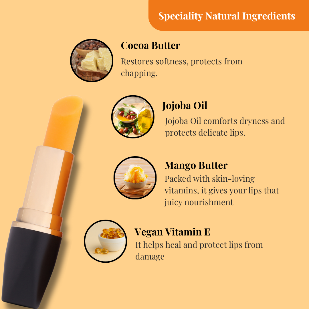 Magnifera Indica Fruit Lip Butter | Natural Butters & Jojoba Oil