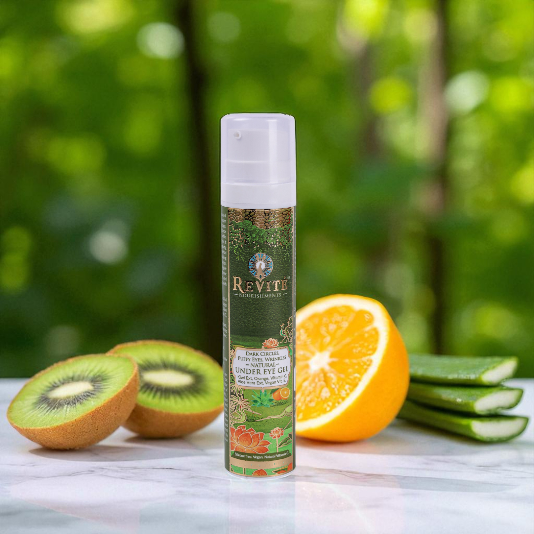 Natural Under Eye Gel with Bakuchiol, Kiwi and Aloevera | Silicon Free | 50mg