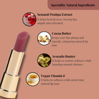 Semanti Pushpa Lip Scrub | Avocado Butter & vegan Vit E | Certified Natural Scrubbing Agent