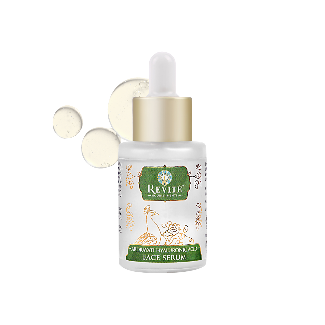 Ardhayati Hyaluronic Acid Face Serum | Natural Hyaluronic Acid & Beetroot & Soy Extract | 30ml