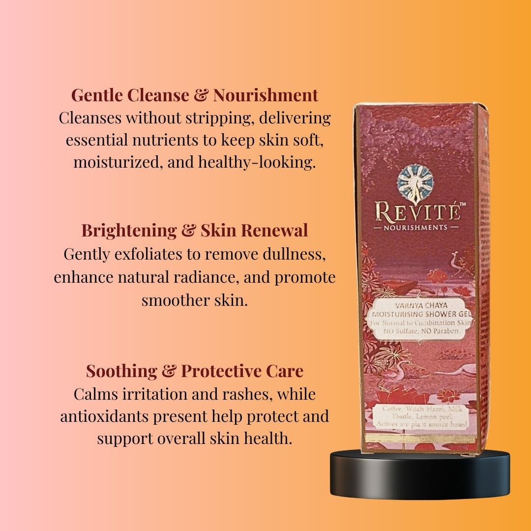 Shower Gel Varnya Chaya | Moisturising | For Normal to Combination | 200 ml