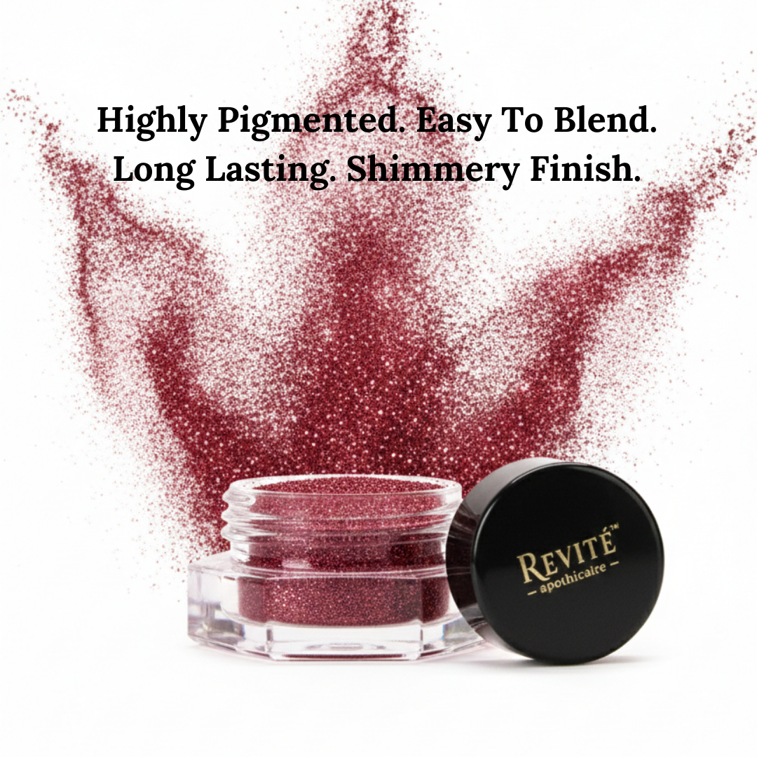 Wine Red Glitter Shimmer