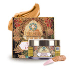 Brazillian Gold Clay Face Pack | Eco-Certified Brazillian Gold Clay | Eco-Cert Hyaluronic Acid | Turmeric, Sandalwood, Rose Extract | 50gm