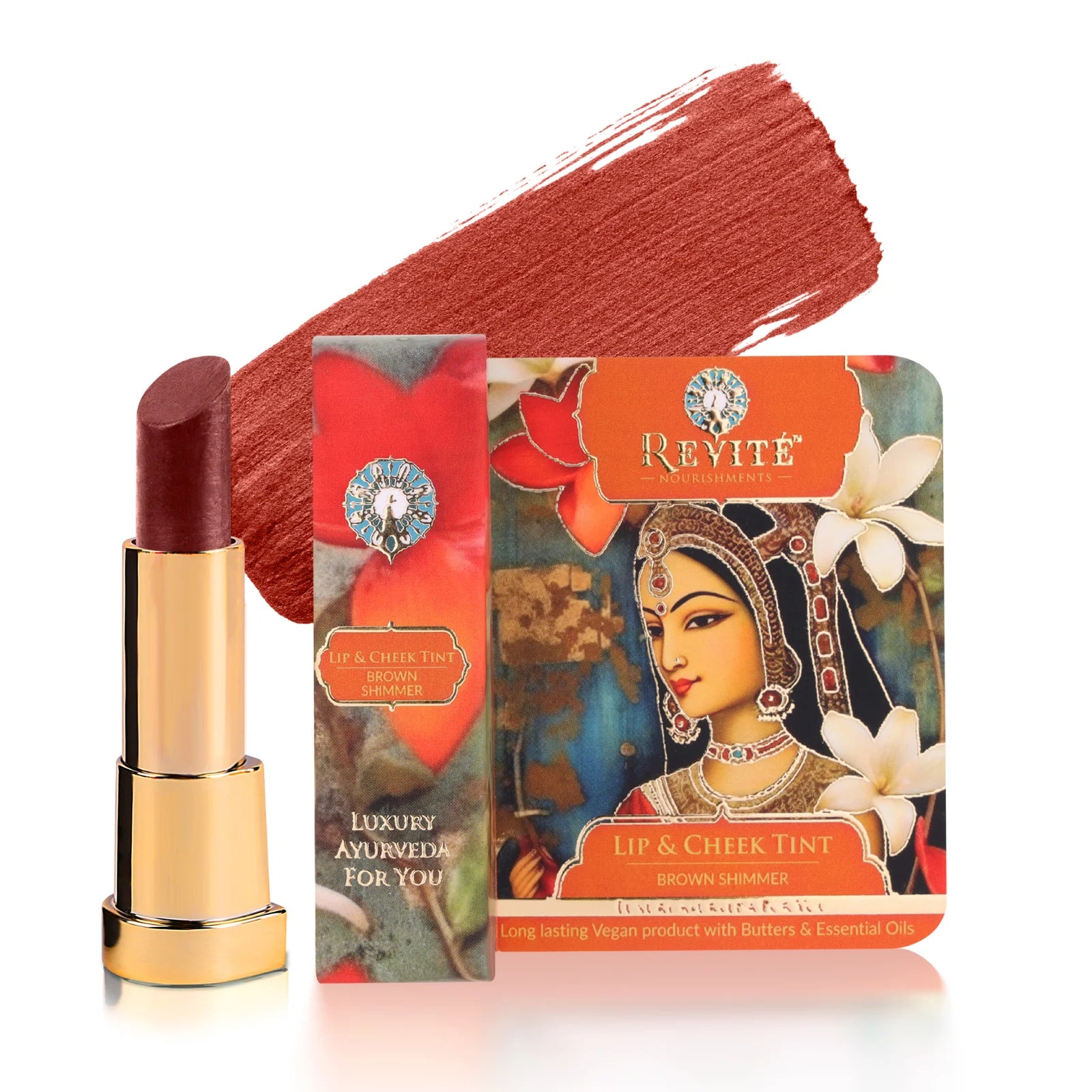 Brown Shimmer Lip and Cheek Tint