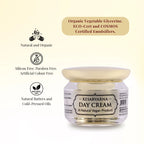 Kesarvarna Natural Day Cream | Saffron, Lotus Seed and Rosehip Extracts | 50gm