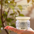 Kesarvarna Natural Day Cream | Saffron, Lotus Seed and Rosehip Extracts | 50gm