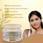 Lotus Fantasy Night Cream | Eco-Certified Ginseng Extract, Lotus Seed Extract | 50gm