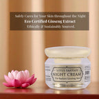 Lotus Fantasy Night Cream | Eco-Certified Ginseng Extract, Lotus Seed Extract | 50gm