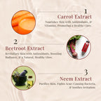 Nirvartya Shodaka Clear Anti Acne Face Wash | Carrot, Beet and Neem Extracts | Eco Cert Surfactants & Foaming Agents | 100ml