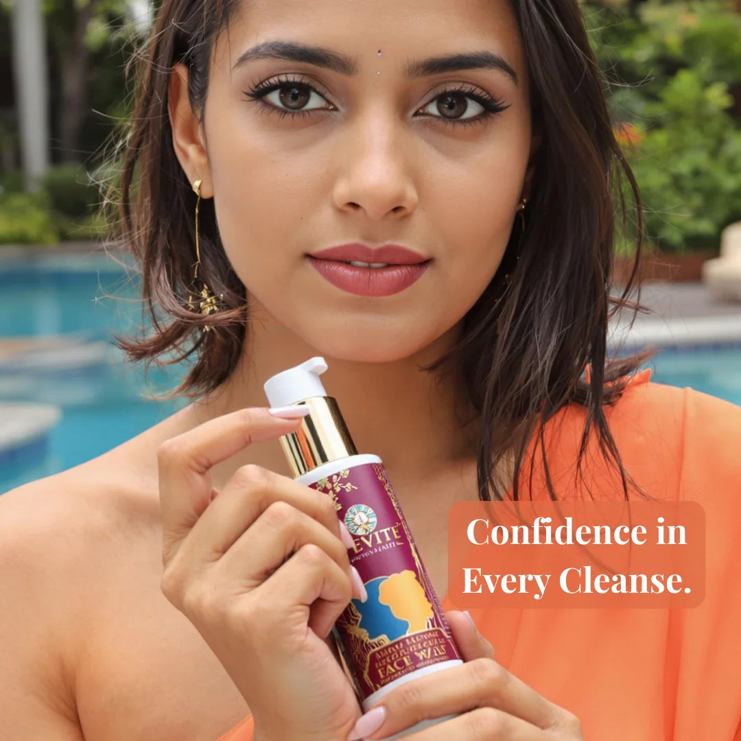 Nirvartya Shodaka Clear Anti Acne Face Wash | Carrot, Beet and Neem Extracts | Eco Cert Surfactants & Foaming Agents | 100ml