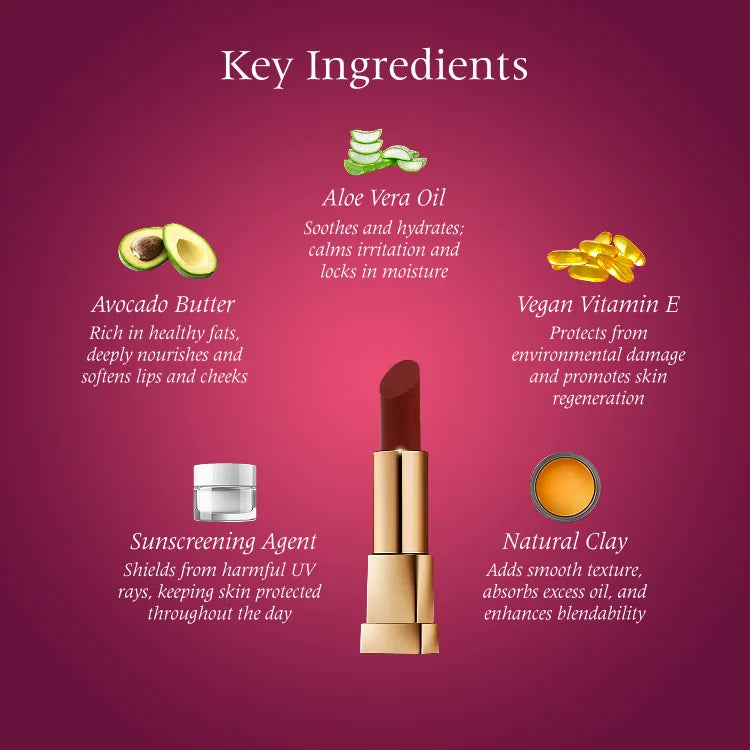 Nude Burgundy Lip & Cheek Tint