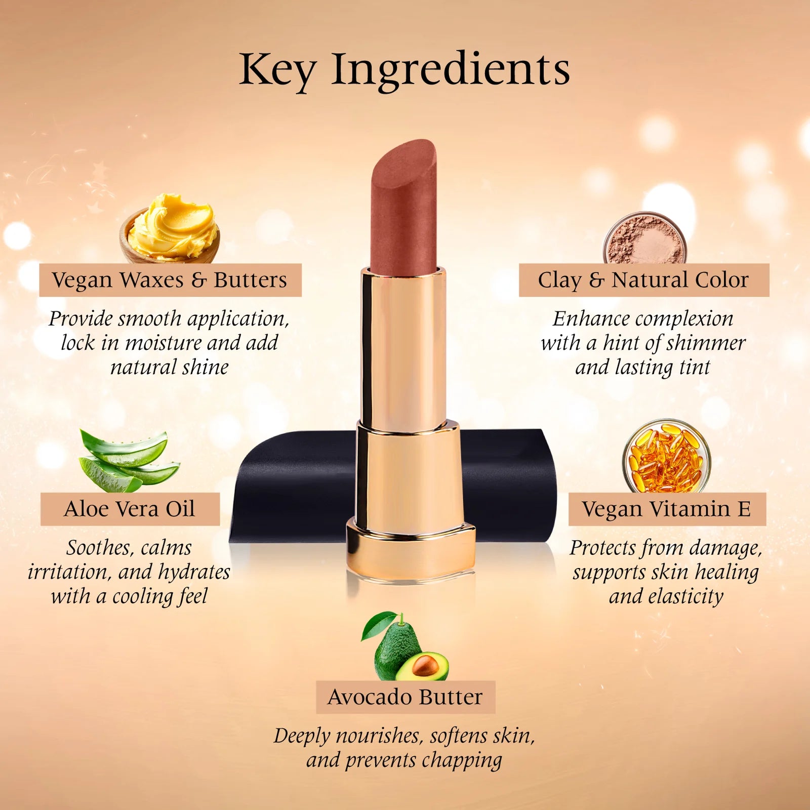 Reddish Shimmer Lip and Cheek Tint